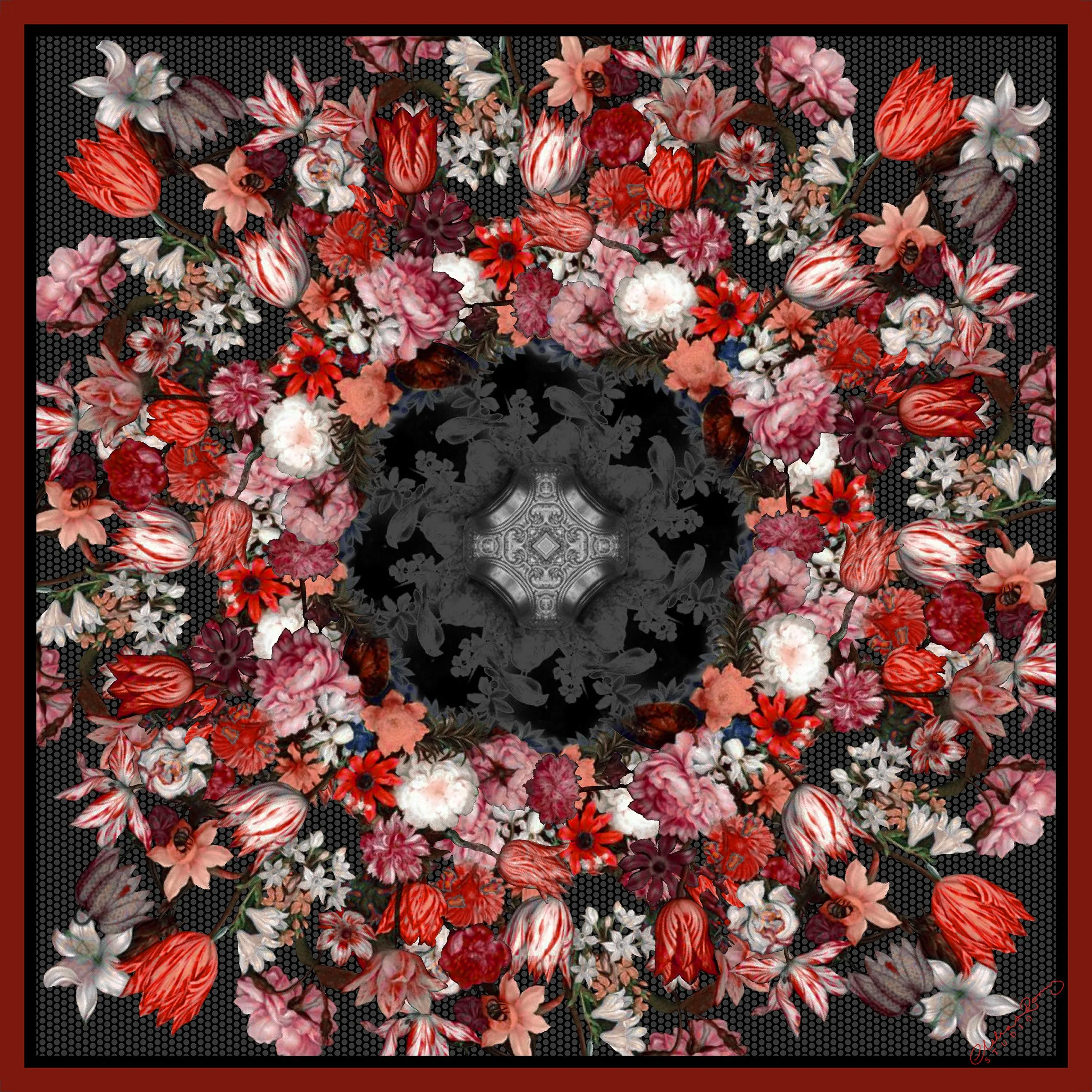 Clelia & Romy Studio Beautiful Riot Red 90cm CM616-1