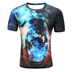 Colorful 3D Printed High Quality Tees #bear