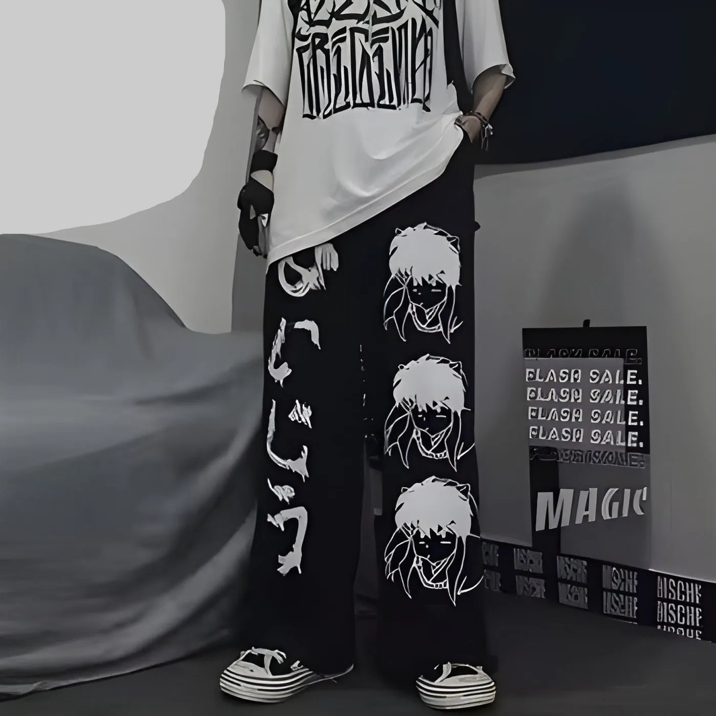 Japanese Style Baggy Pants Women