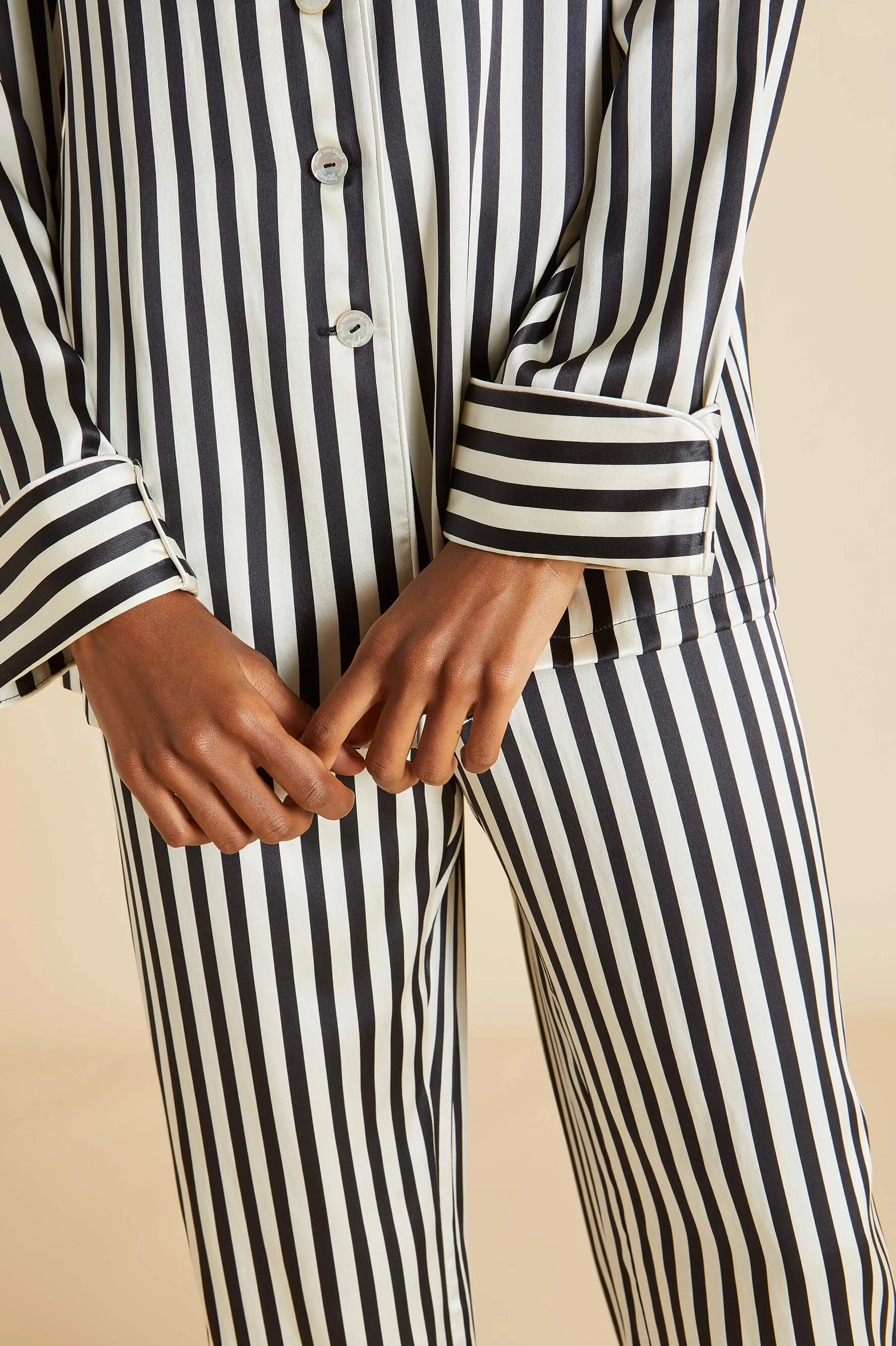 Lila Nika Pajamas in Silk Satin