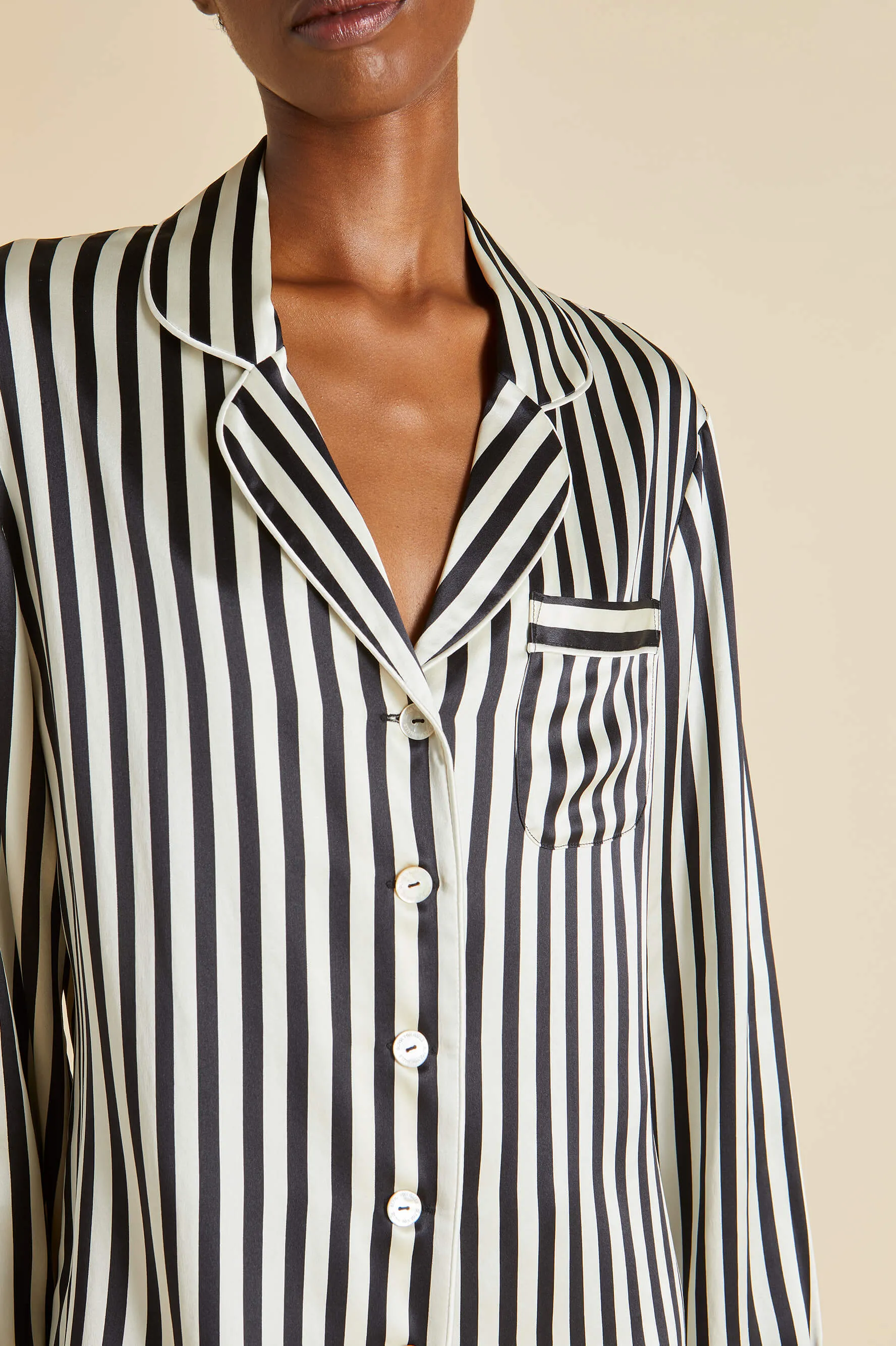 Lila Nika Pajamas in Silk Satin