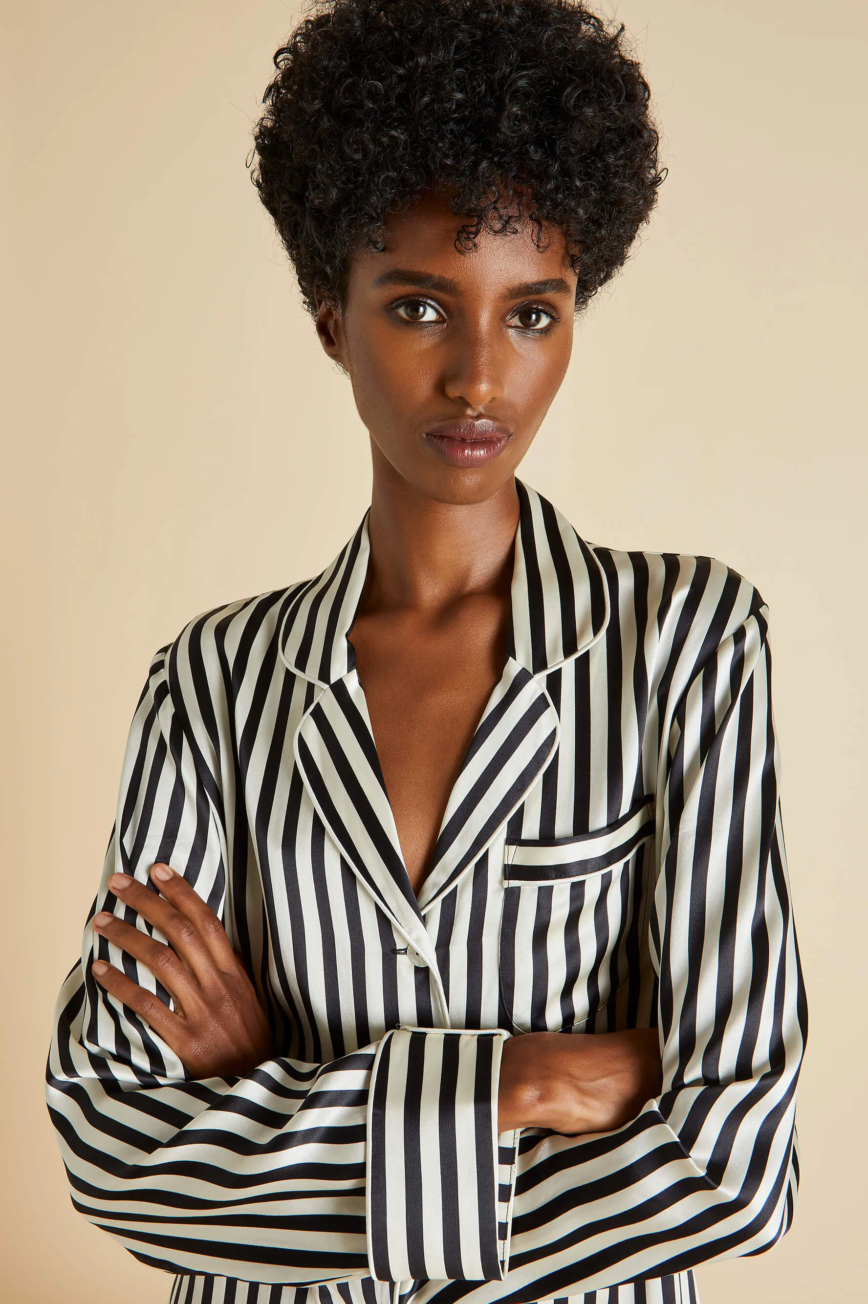 Lila Nika Pajamas in Silk Satin