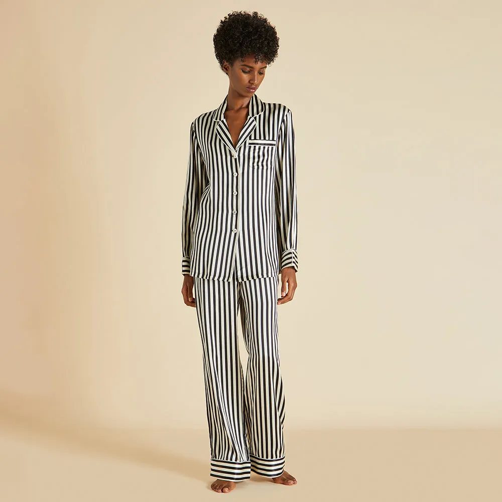 Lila Nika Pajamas in Silk Satin
