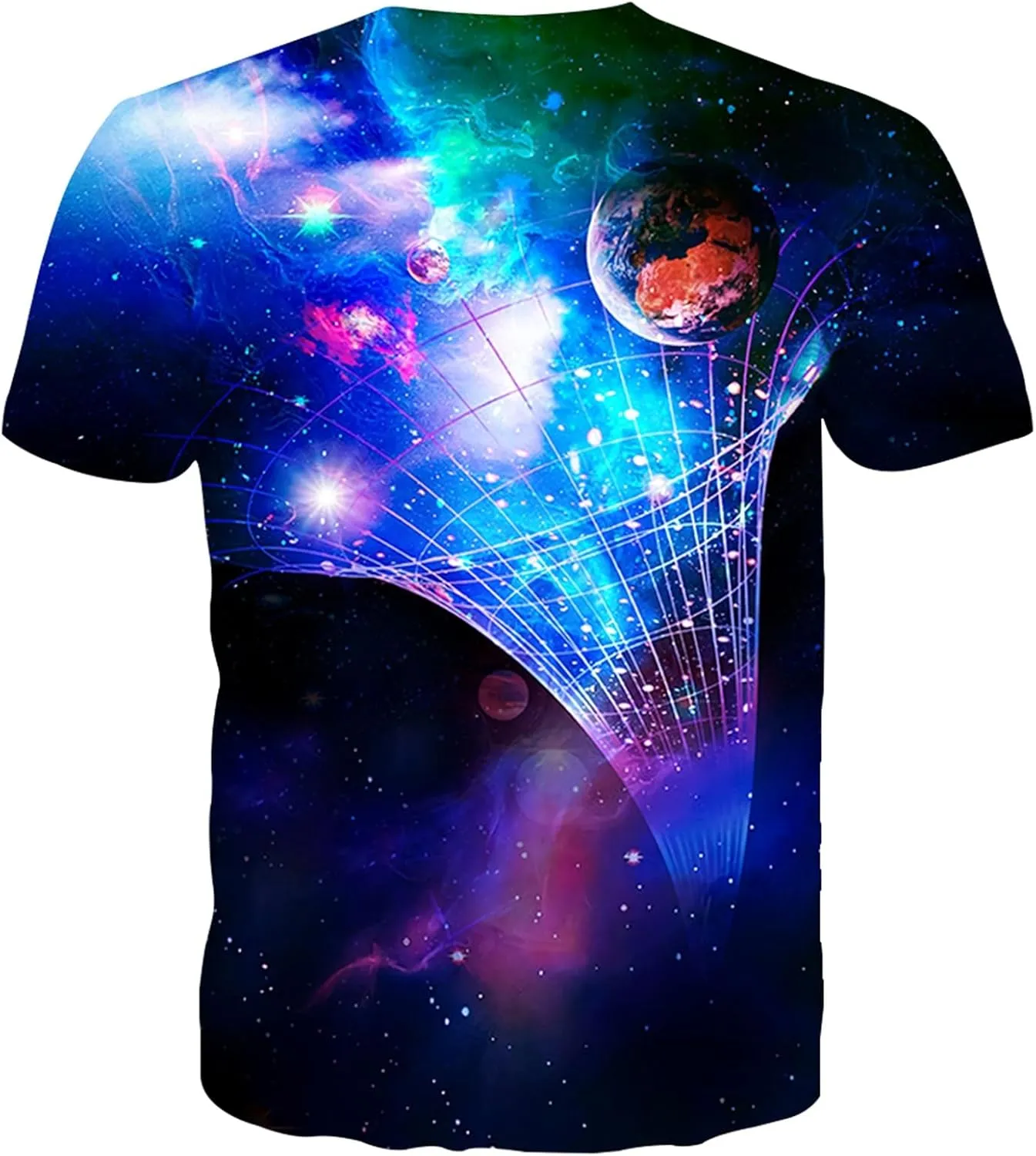 Linnhoy Men's Women's Shirts Unisex 3D Graphic Print Fashion T-Shirts for Adults Teens Novelty Casual Tee Tops Size S-XXL