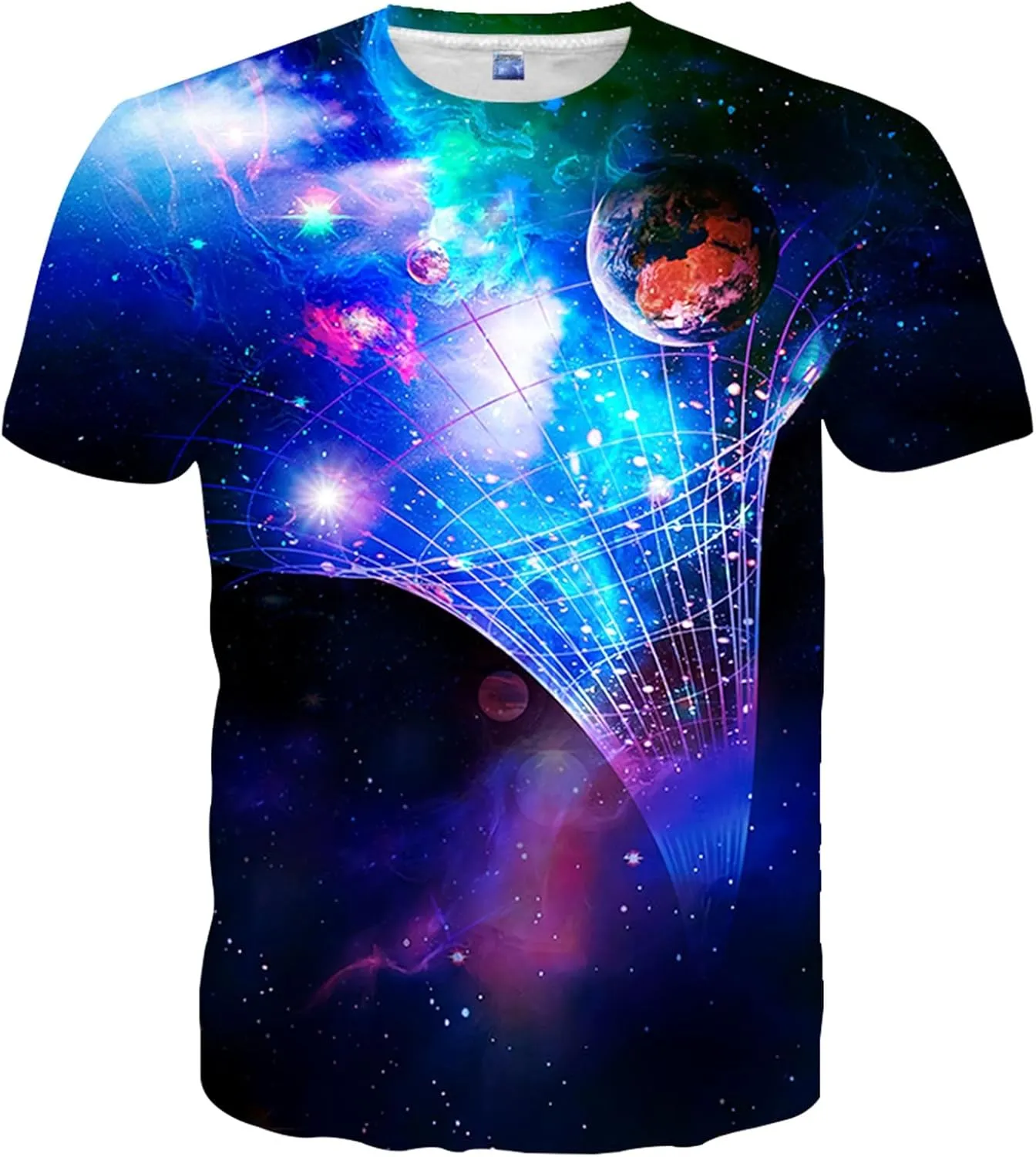 Linnhoy Men's Women's Shirts Unisex 3D Graphic Print Fashion T-Shirts for Adults Teens Novelty Casual Tee Tops Size S-XXL