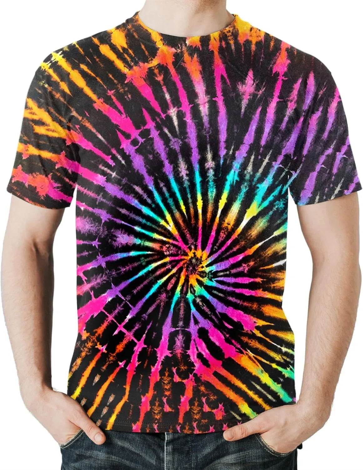 Linnhoy Men's Women's Shirts Unisex 3D Graphic Print Fashion T-Shirts for Adults Teens Novelty Casual Tee Tops Size S-XXL