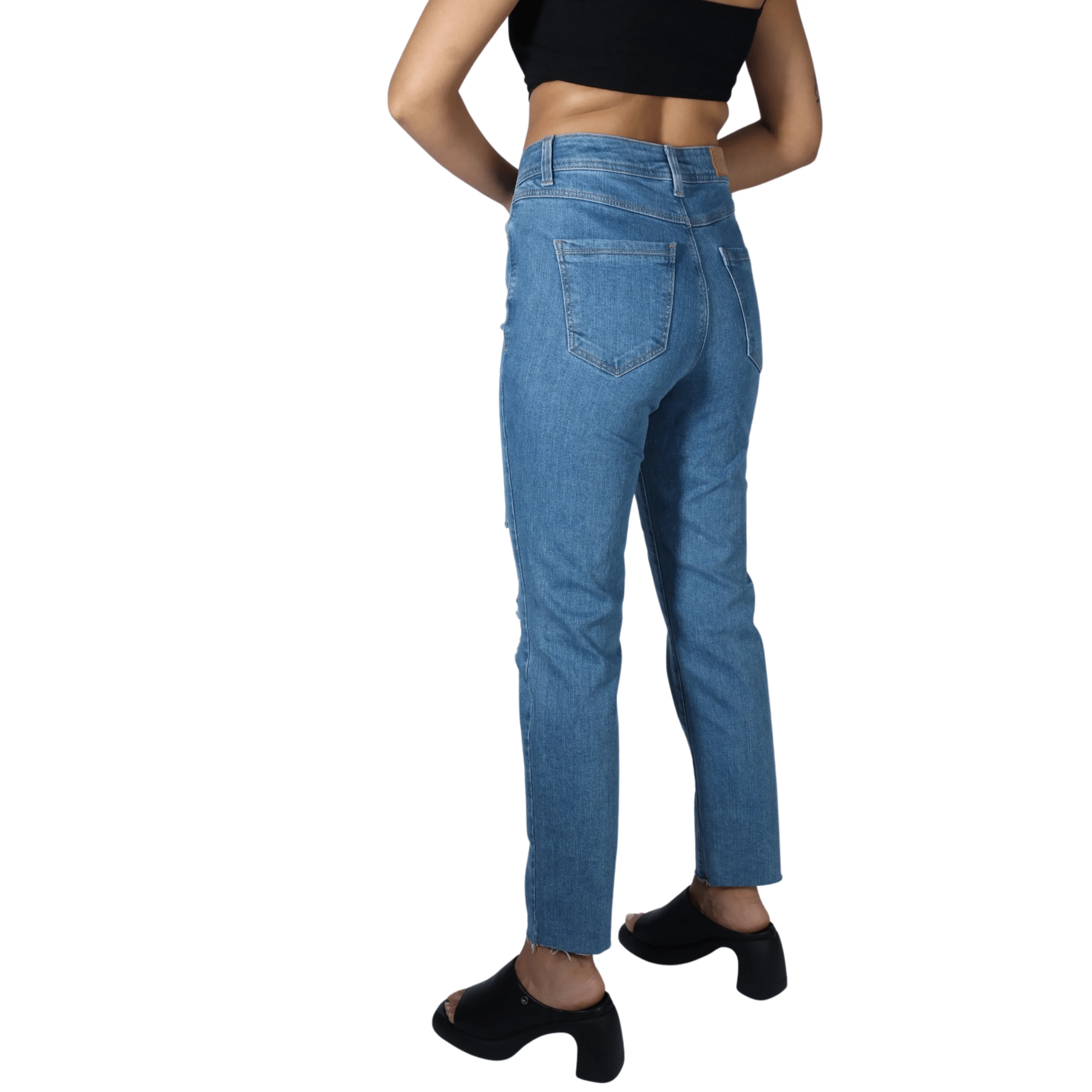 OXXO - Ripped High Rise Jeans