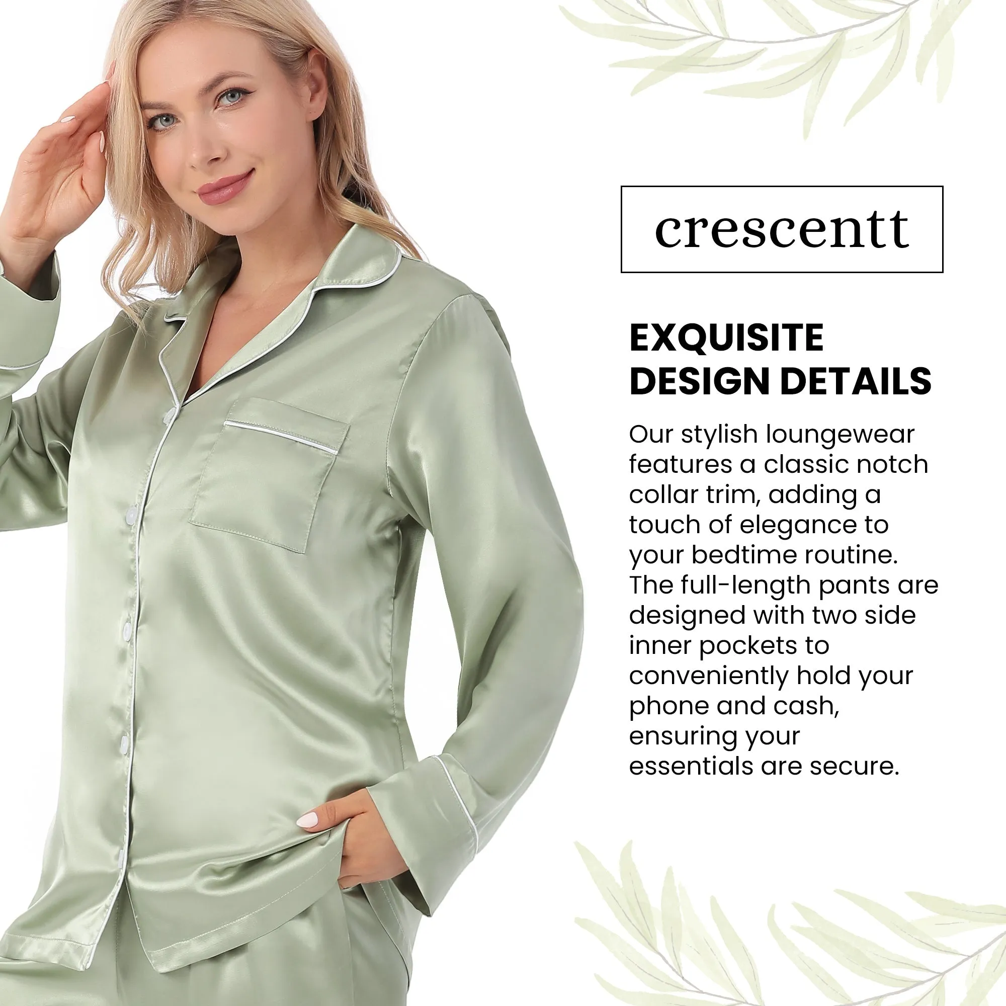 Pearl Silk™ Pajama Set with Mask