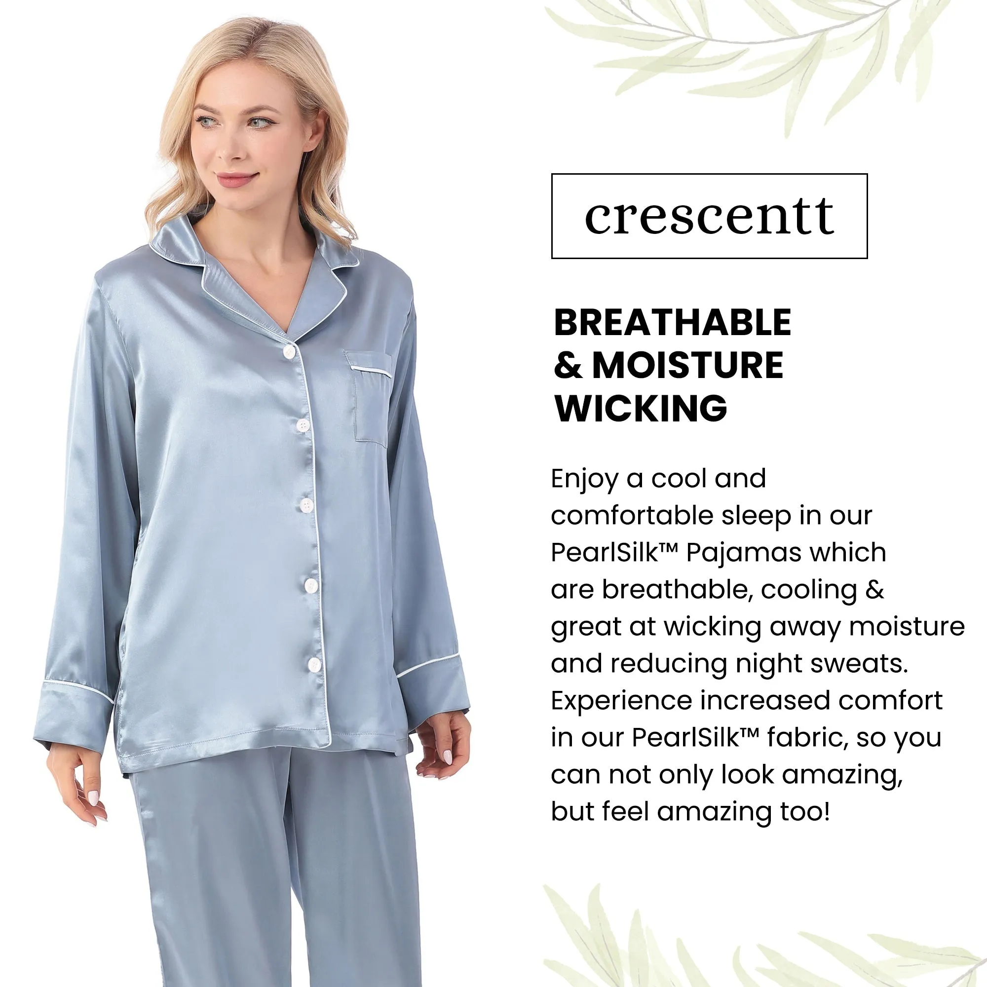 Pearl Silk™ Pajama Set with Mask