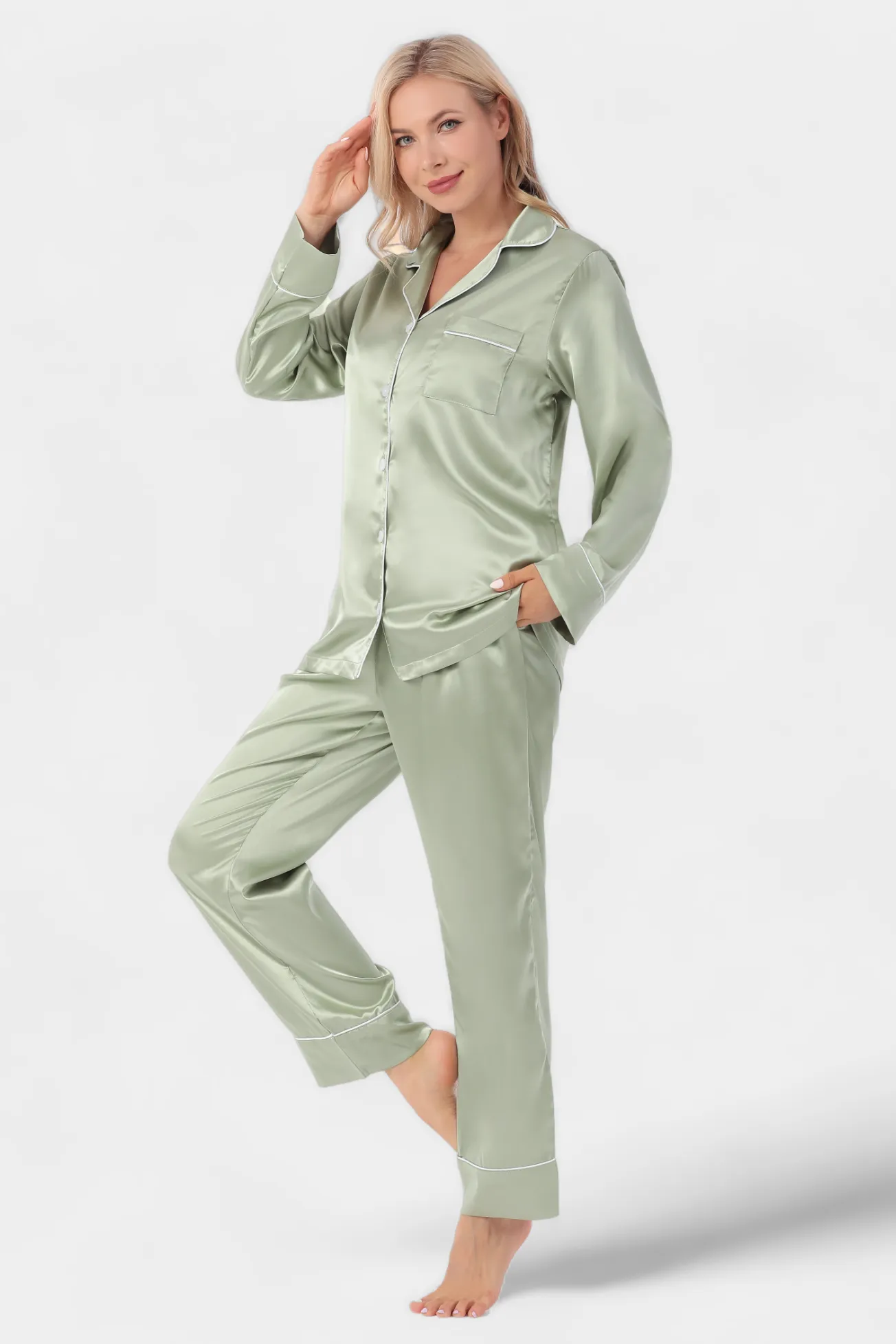 Pearl Silk™ Pajama Set with Mask