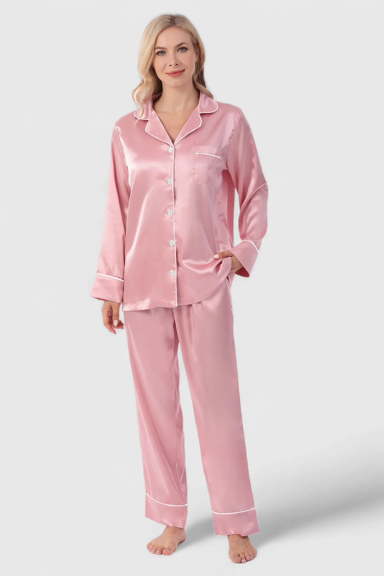 Pearl Silk™ Pajama Set with Mask