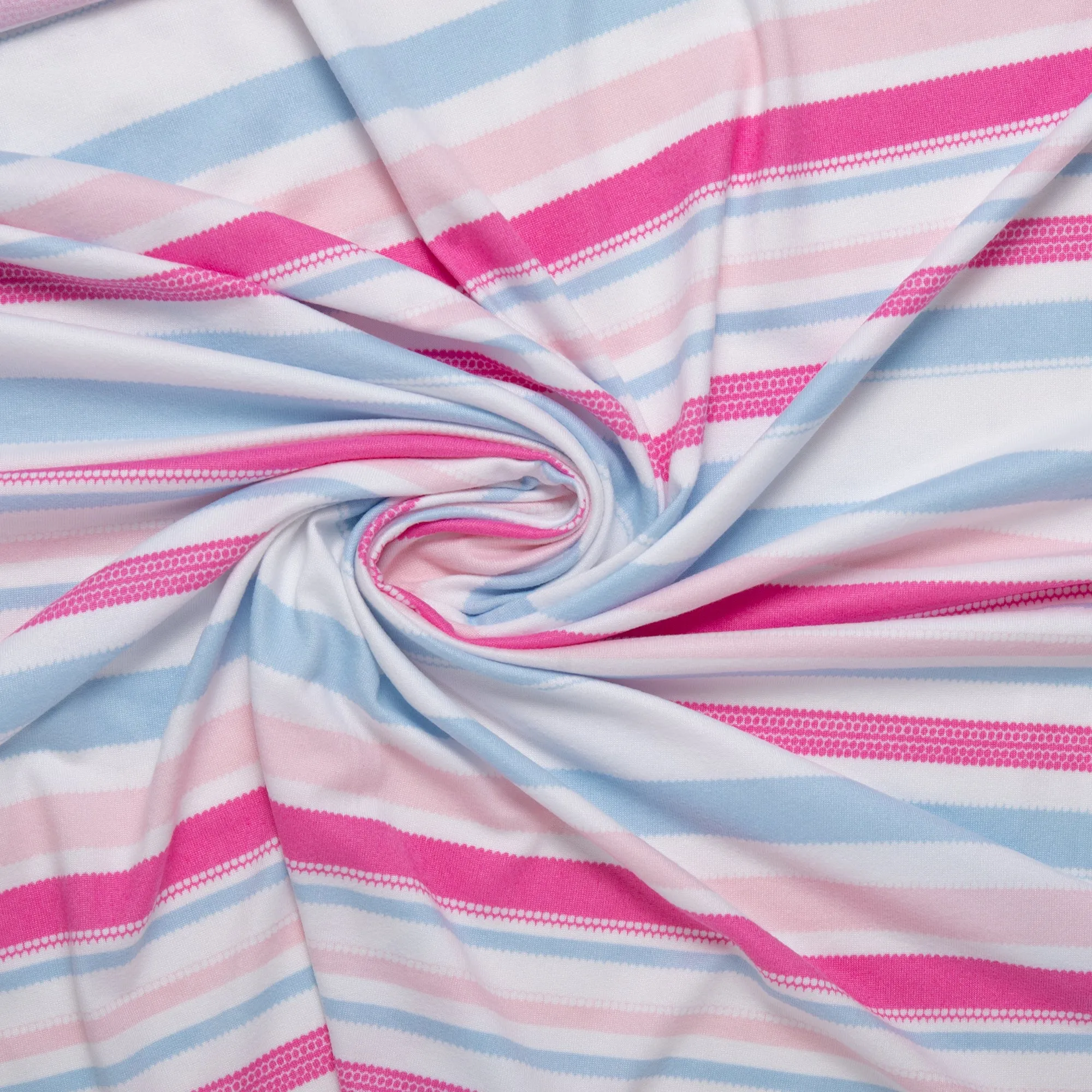 Printed Soft Knit - JAMAS - Stripes - Pink