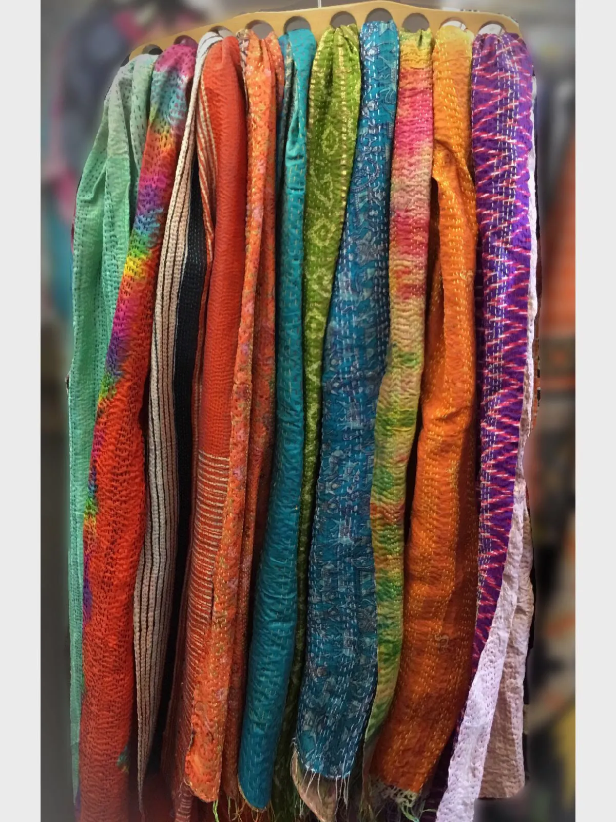 Recycled Silk Sari Scarf