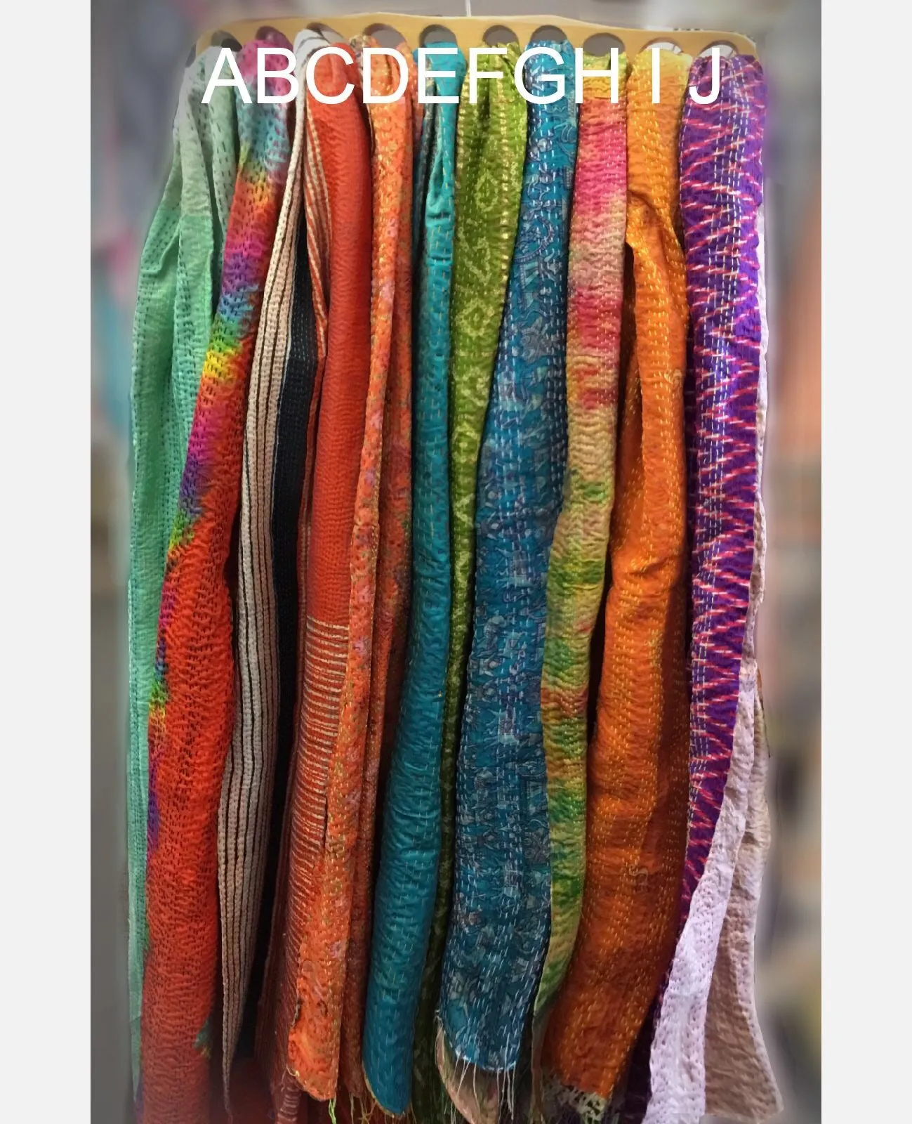 Recycled Silk Sari Scarf