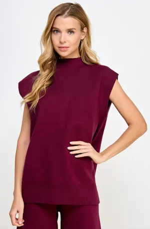 Reese Solid Sweater Top