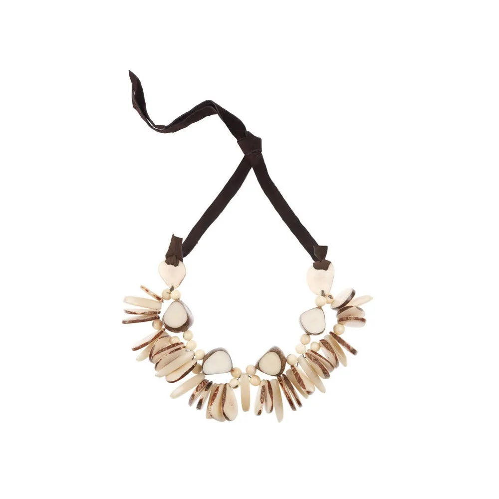 Rhumba Necklace in Cream Faire Collection