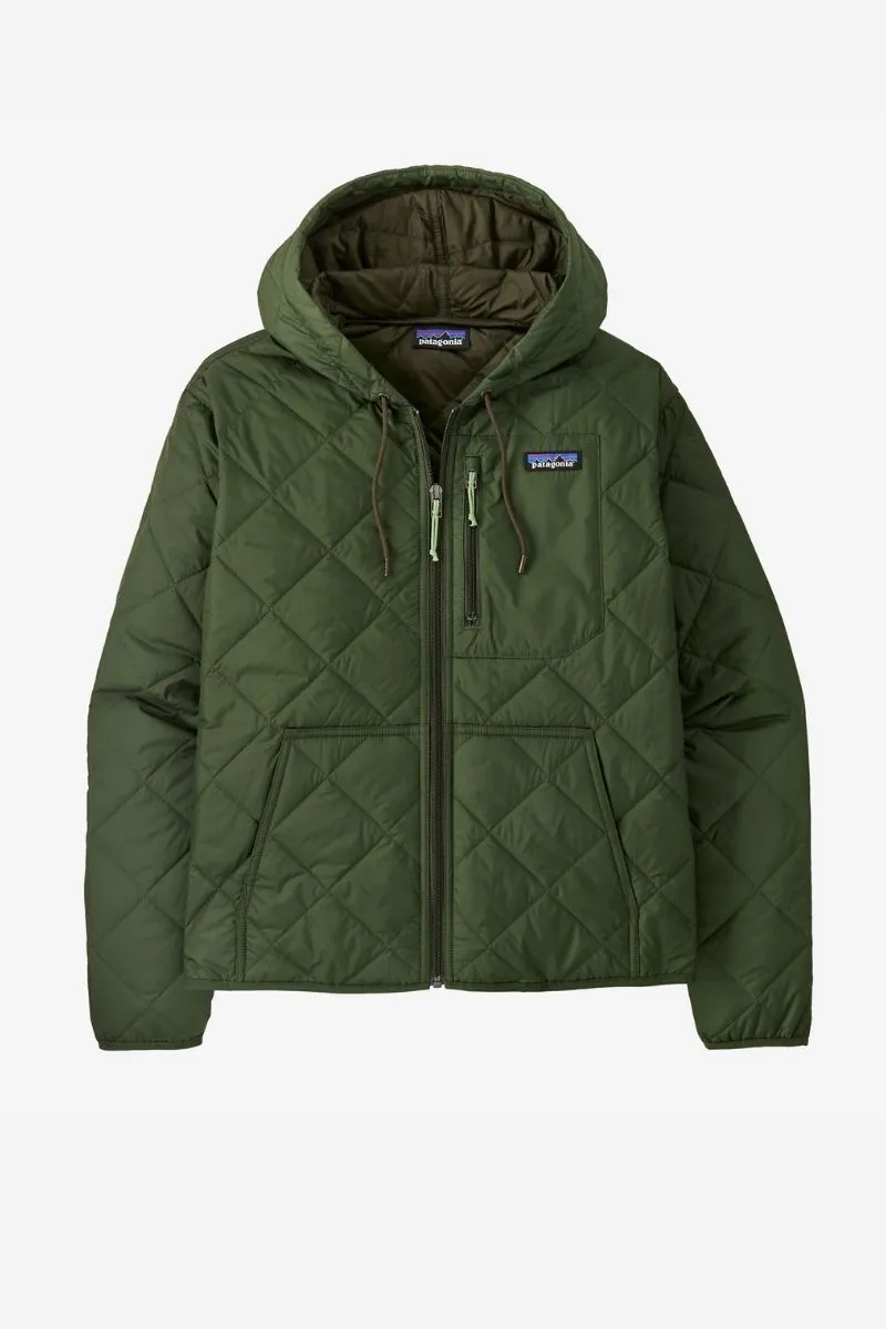 Women's Diamond Quilted Bomber Hoody